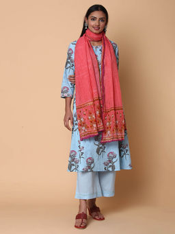 Biba - Mustard Printed Kurta