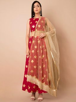 Indya - Ivory Woven Dupatta