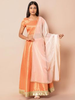 Indya - White Embellished Dupatta