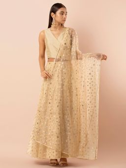 Indya - Beige Embellished Dupatta