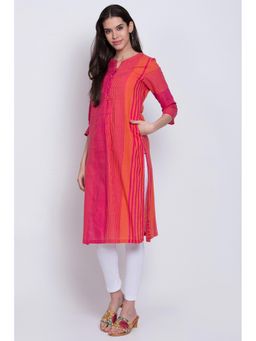 Biba - Pink Stripes Kurta