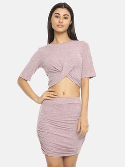 IS.U - Solid Lavender Skirt Co-Ord