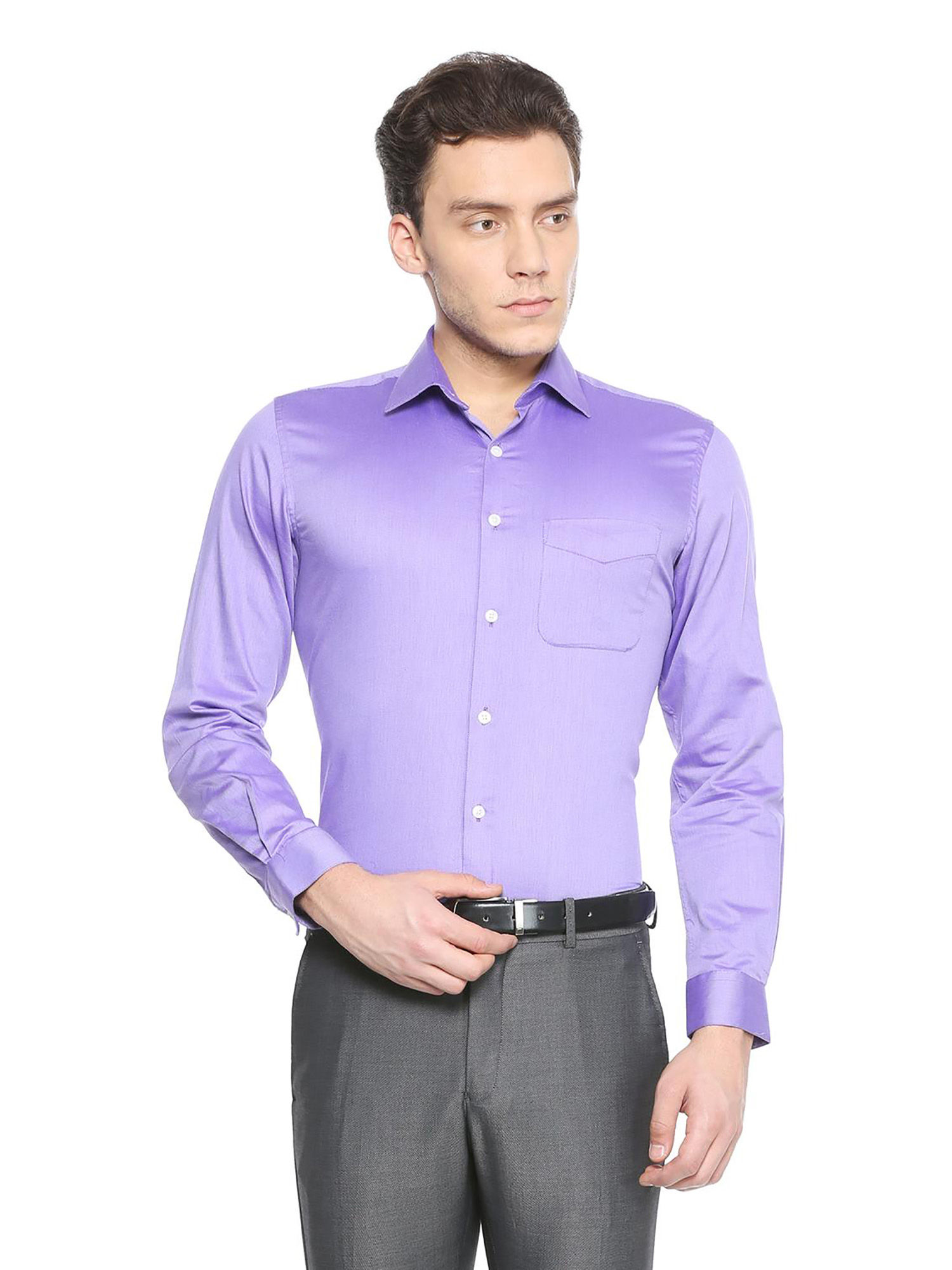 lavender formal shirt