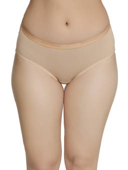 Inner Sense - Organic Cotton Antimicrobial High Waist Hipster - Nude