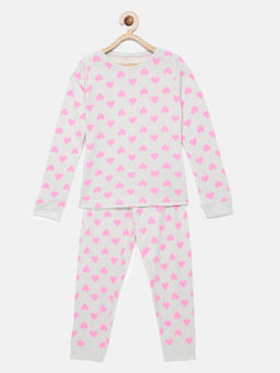 mackly - Girls Grey Printed Pyjama (set Of 2) ( 2-3 Years )