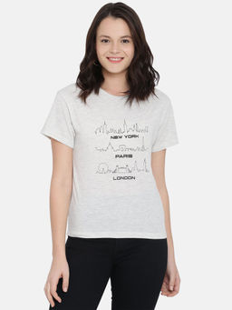 IS.U - Grey Short Sleeve T-Shirt