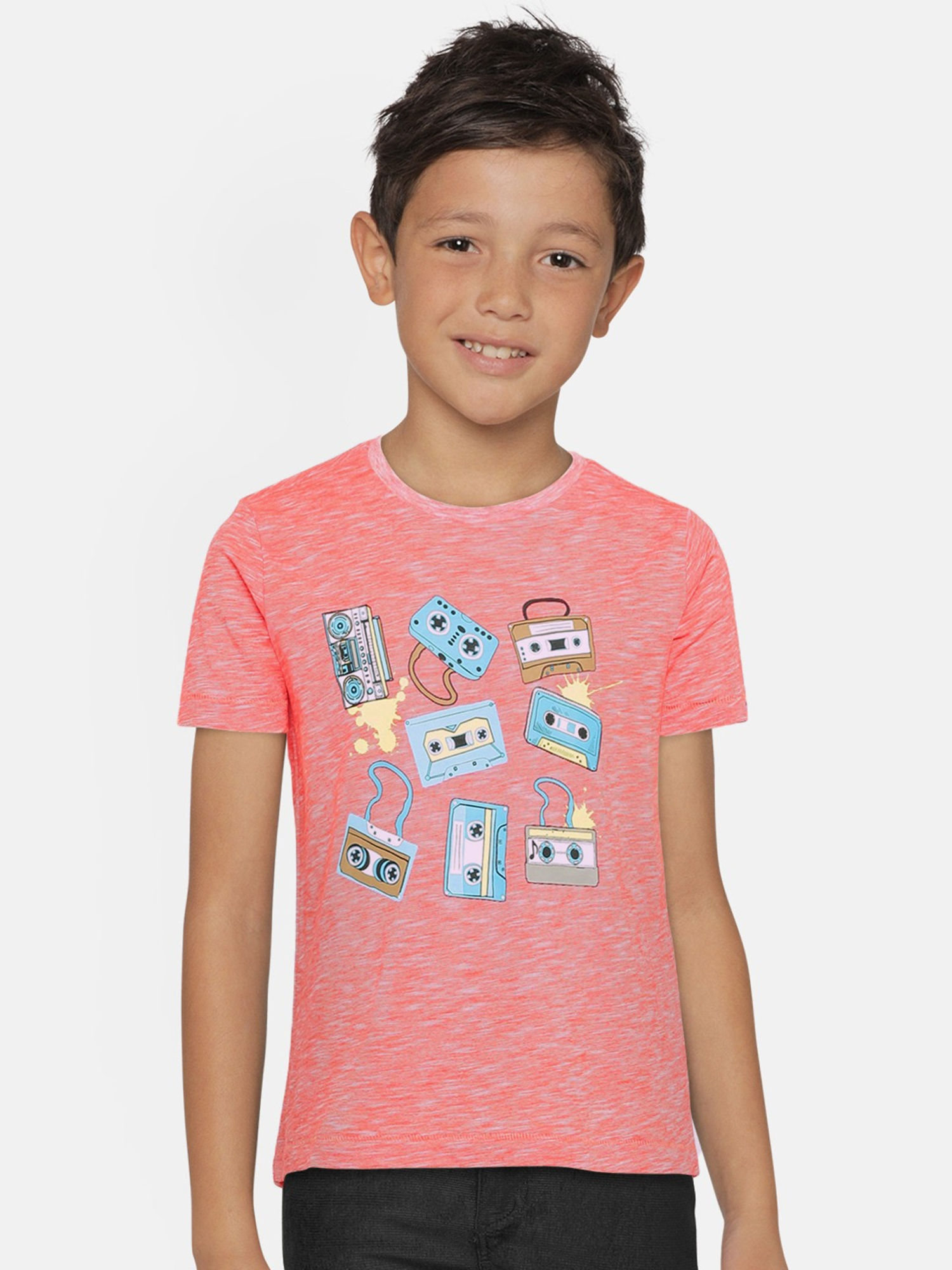 Indian Terrain Coral Graphic T-Shirt 
