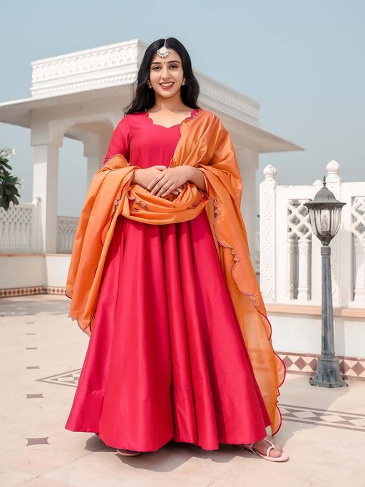 hot pink indian dress Indian Pink Dresses : Shop Ethnic Pink Outfits Online