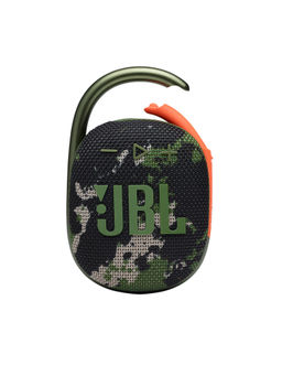 JBL - Clip 4 by Harman Bluetooth Speaker, Waterproof and 10 Hours of Playtime (Without Mic, Squad)