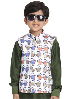 Vastramay - Boys Dusty Colours Nehru Jacket