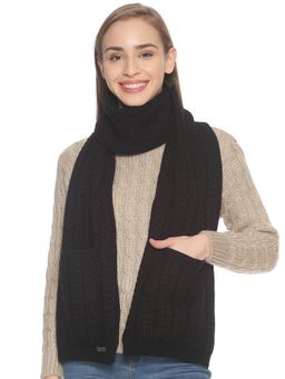 513 - Women Self Design Muffler With Pockets