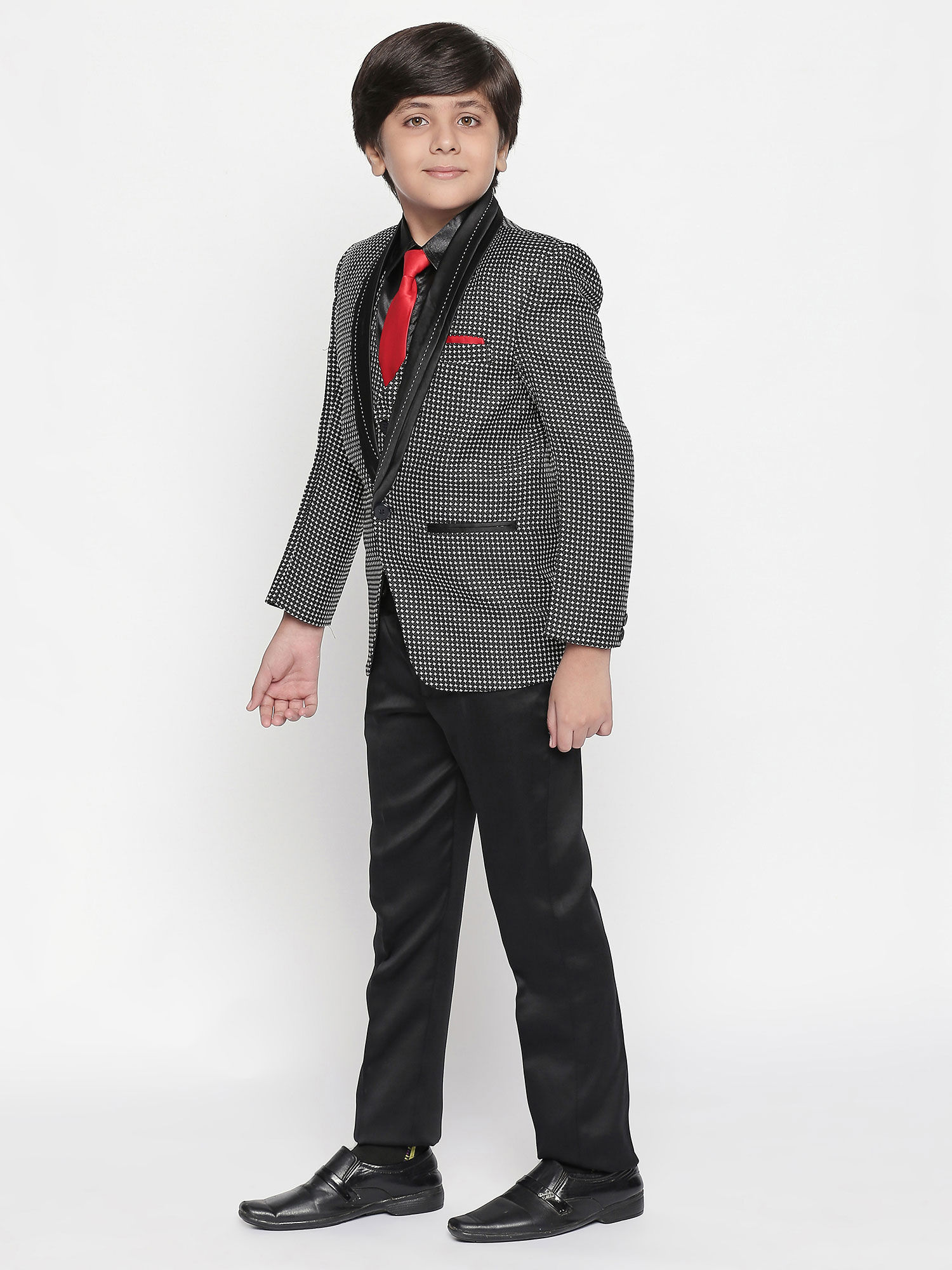 Buy Jeetethnics Boys Black Coat Suit 