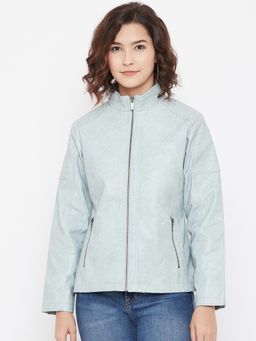 CRIMSOUNE CLUB - Women's Green Solid Jackets