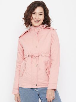 CRIMSOUNE CLUB - Women's Pink Solid Jackets