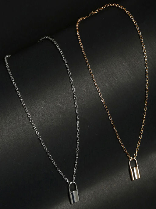 Jewels Galaxy Jewellery For Women Gold & Silver Plated Layered Necklace Combos