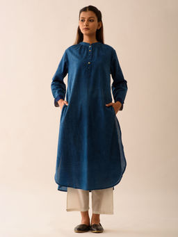 JAYATI GOENKA - Blue Printed Kurta