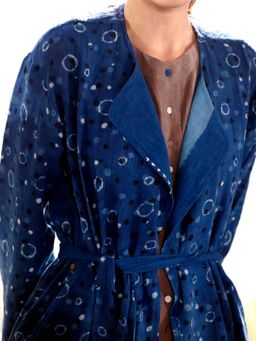 JAYATI GOENKA - Blue Printed Overcoats and Blazer