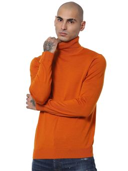 Jack & Jones - Orange Turtleneck Pullover