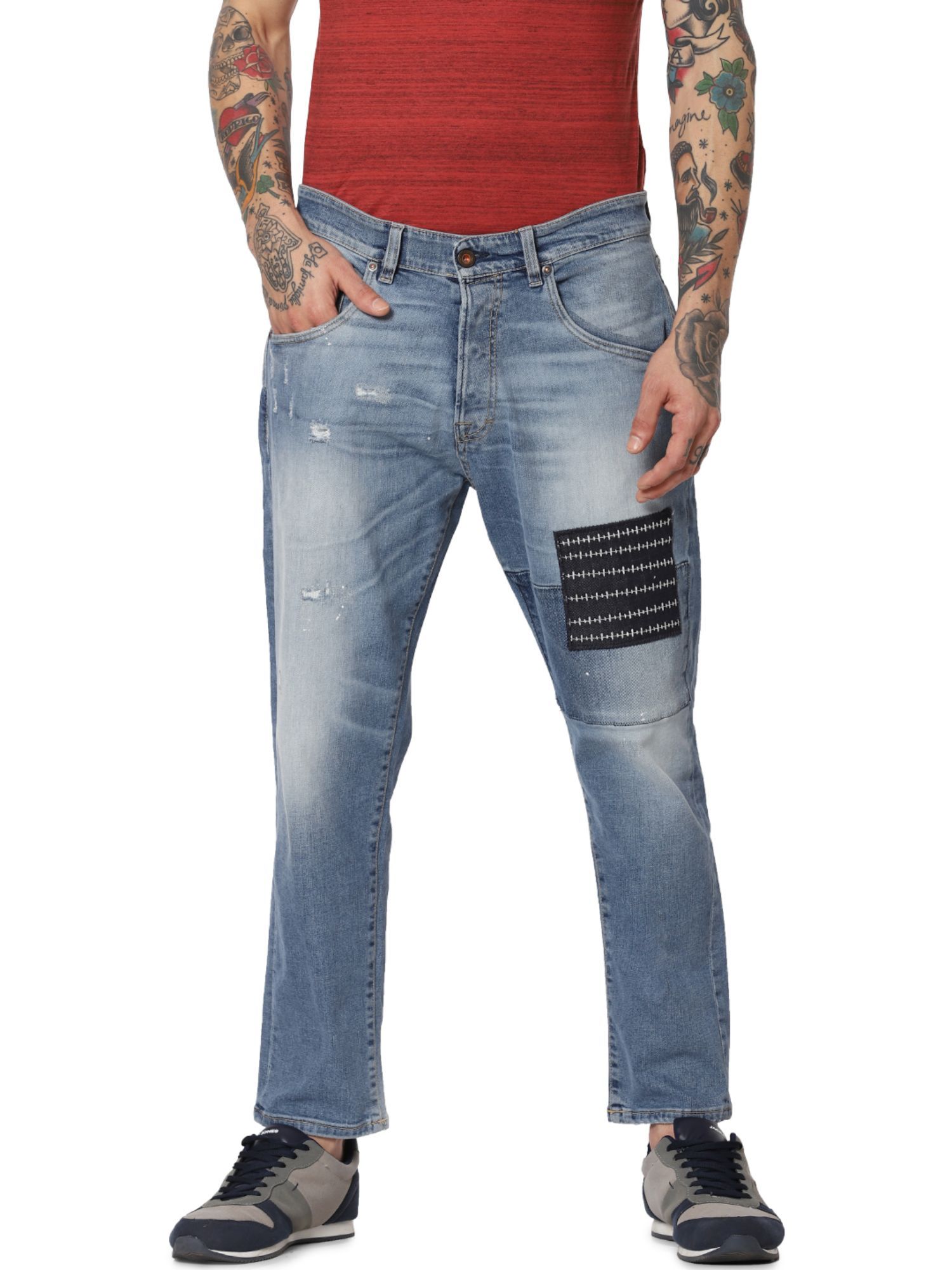 Jack \u0026 Jones Blue Solid Jeans (34 