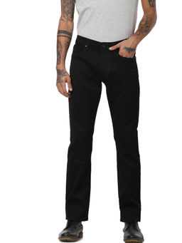 Jack & Jones - Black Low Rise Clark Regular Fit Jeans