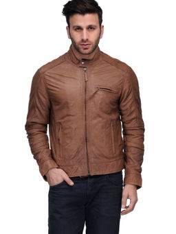 Teakwood - Tan Solid Jacket