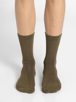 Jockey - Olive Men Crew Socks Style Number - 7035