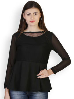 BELLE FILLE - Solid Black Tops