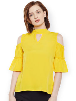 BELLE FILLE - Solid Yellow Tops