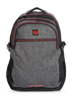 Swiss Brand - KOLDING Dark Grey Color Soft Medium Size Backpack - Q219BLKOL803U