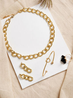 Joker and Witch - Luxury Gold Jewelry Set of 4 for Women