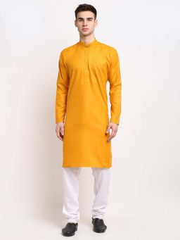 Jompers - Men Solid Kurta Pyjama (Set of 2)