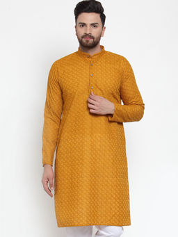 Jompers - Mens Cotton Embroiderd Kurtas