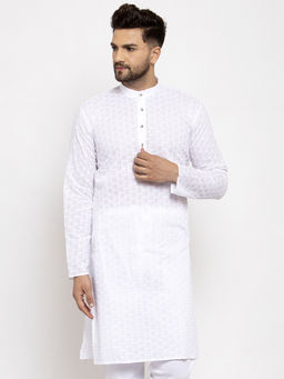 Jompers - Mens Cotton Embroiderd Kurtas