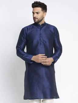 Jompers - Mens Solid Dupion Silk Kurta Sets