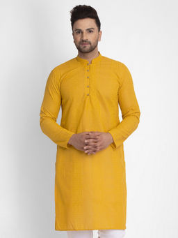Jompers - Men Cotton Embroiderd Kurtas