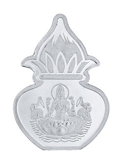 Sri Jagdamba Pearls - 100 Grams 99.9% Laxmi Kalash Silver Coin