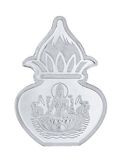 Sri Jagdamba Pearls - 50 Grams 99.9% Laxmi Kalash Silver Coin