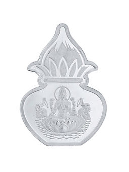 Sri Jagdamba Pearls - 5 Grams 99.9% Laxmi Kalash Silver Coin