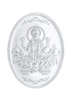 Sri Jagdamba Pearls - 10 Grams 99.9% Laxmi Oval Silver Coin