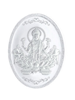 Sri Jagdamba Pearls - 20 Grams 99.9% Laxmi Oval Silver Coin