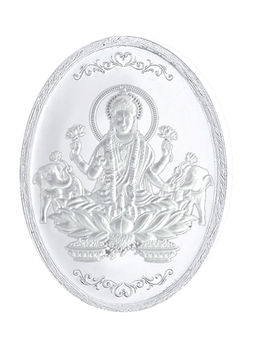 Sri Jagdamba Pearls - 5 Grams 99.9% Laxmi Oval Silver Coin