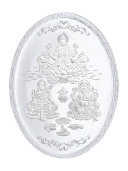 Sri Jagdamba Pearls - 10 Grams 99.9% Gsl Oval Silver Coin