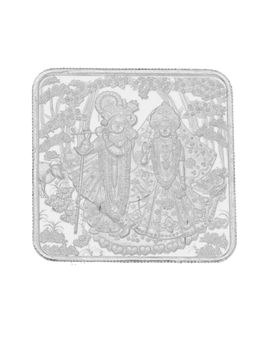 Sri Jagdamba Pearls - 50 Grams Radha Krishna Pure Silver coin
