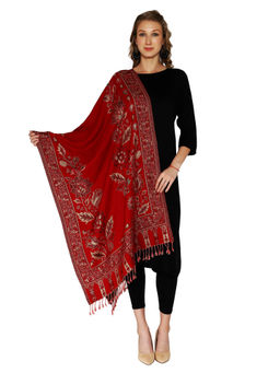 SWI STYLISH - Maroon Kashmiri Stole
