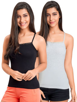 Juliet - Women's Camisole Pack Of 2 JSC -804 - Multi-Color