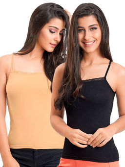 Juliet - Women's Camisole Pack Of 2 JSC -804 - Multi-Color