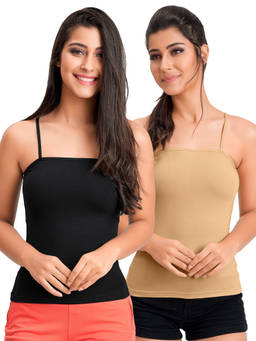 Juliet - Women's Camisole Pack Of 2 JSC -811 - Multi-Color