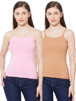 Juliet - Women's Camisole Pack Of 2 JSC-818 - Multi-Color
