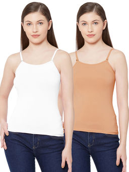 Juliet - Women's Camisole Pack Of 2 JSC-818 - Multi-Color