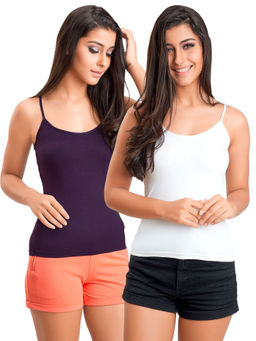 Juliet - Women's Camisole Pack Of 2 JSC -831 - Multi-Color